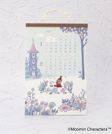 MOOMIN ウッドパーツカレンダー 壁掛