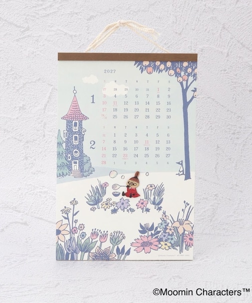 MOOMIN ウッドパーツカレンダー 壁掛