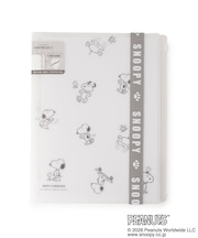 ◆SNOOPY ロゴベルト付きクリアファイル 6P
