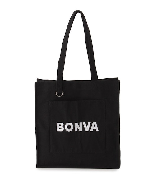 【A4可】SE ポケットスクエアロゴトート BONVA