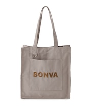 【A4可】SE ポケットスクエアロゴトート BONVA