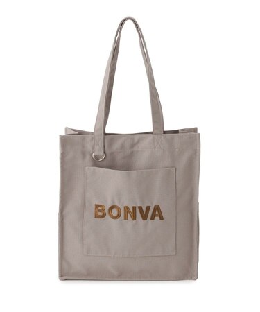 【A4可】SE ポケットスクエアロゴトート BONVA