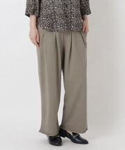 裏毛カットソー ウエストタックパンツ