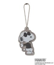 SNOOPY リフレクターラバーキーホルダー