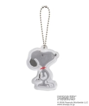SNOOPY リフレクターラバーキーホルダー