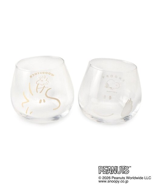 SNOOPY ゆらゆらタンブラーペアセット 320ml
