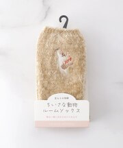 【あったか】アニマル刺繍 ルームソックス