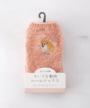【あったか】アニマル刺繍 ルームソックス
