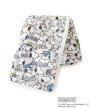 【あったか】SNOOPY ボア付きウォームクロス