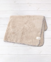 【あったか】ルボア 花柄パイピングひざかけ