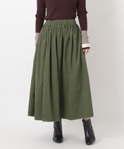 コーデュロイ ギャザースカート
