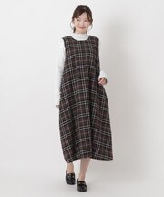 ネル前後着用ワンピース