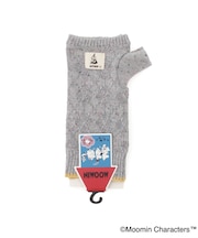 【あったか】MOOMIN グローブ指無しネップネームダイヤ柄