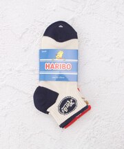 HARIBO 3P レトロロゴ クォーターソックス