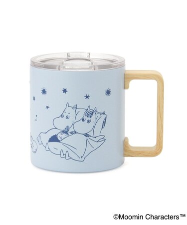 MOOMIN ステンレスマグ 木調ハンドル 350ml