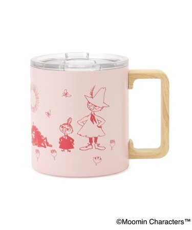 MOOMIN ステンレスマグ 木調ハンドル 350ml