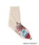 ◆【あったか】MOOMIN ホームソックス 内シルク2重 ミイ 花