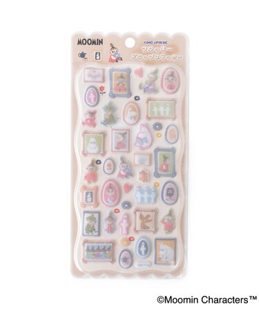 ◆MOOMIN フロッキードロップステッカー