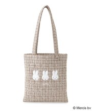 【先行販売】Dick Bruna miffy トートバッグ チェック