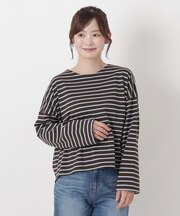 コットンバスク 袖裏フリースプルオーバー