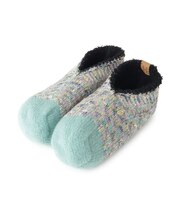 【WEB限定/あったか】リバーシブル ルームソックス 裏モールかすり