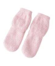 【WEB限定/あったか】モコモコソックス 先丸ショート丈