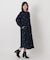 ツイル&デニム 配色刺繍ワンピース