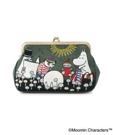 MOOMIN 畳刺繍ペンポーチ がま口