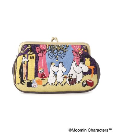 MOOMIN 畳刺繍ペンポーチ がま口