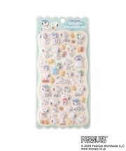 ◆SNOOPY フロッキードロップステッカー