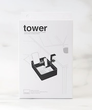 tower タワー テーブル横回転収納ラック