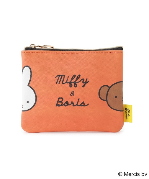 Dick Bruna miffy ミニフラットポーチ ブルーナカラー