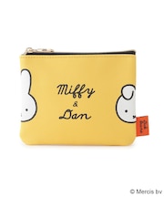 Dick Bruna miffy ミニフラットポーチ ブルーナカラー