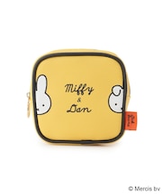 Dick Bruna miffy ミニスクエアポーチ ブルーナカラー