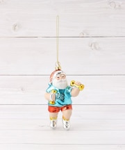 ◆【クリスマス】プラ サンタオーナメント