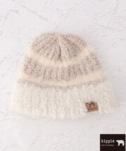 【あったか】Kippis キッピス ファーヤーンニット帽