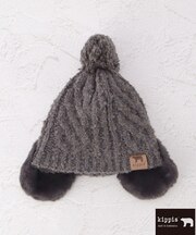 【あったか】Kippis キッピス 耳あて付きニット帽