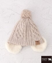 【あったか】Kippis キッピス 耳あて付きニット帽