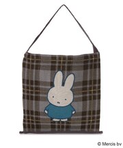 Dick Bruna miffy フラットトート チェックジャカード