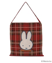Dick Bruna miffy フラットトート チェックジャカード
