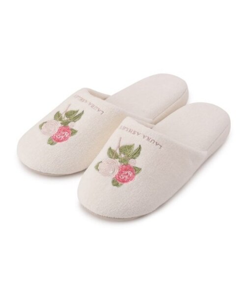 カミール柄エンブロイダリースリッパ
