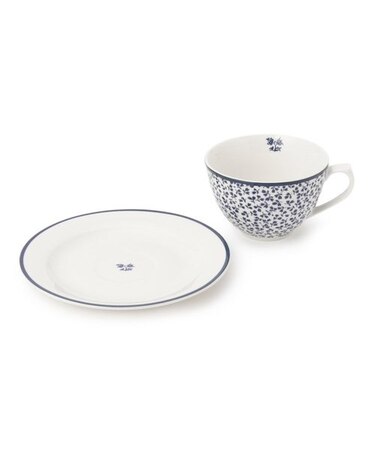 フローリス柄　ティーカップ&ソーサー