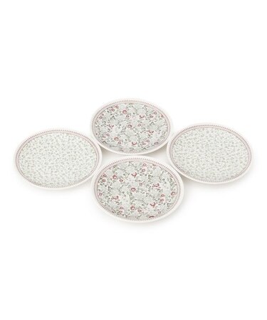 ボタニカル柄プレート4枚セット