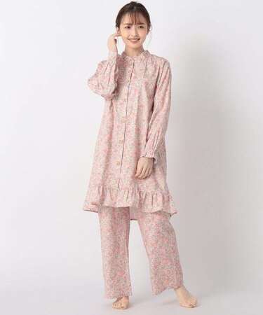 ラヴストン柄　フリルパジャマ
