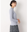 【洗える】裏起毛メローエッジハイネックリブTシャツ
