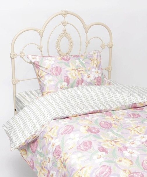 【70周年セレブレーティングプリント】【ダブル】チューリップス柄　布団カバー