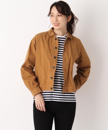 先染ウェザーコットン　ジャケット