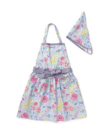 【70周年セレブレーティングプリント】ギリー柄 キッズ エプロン