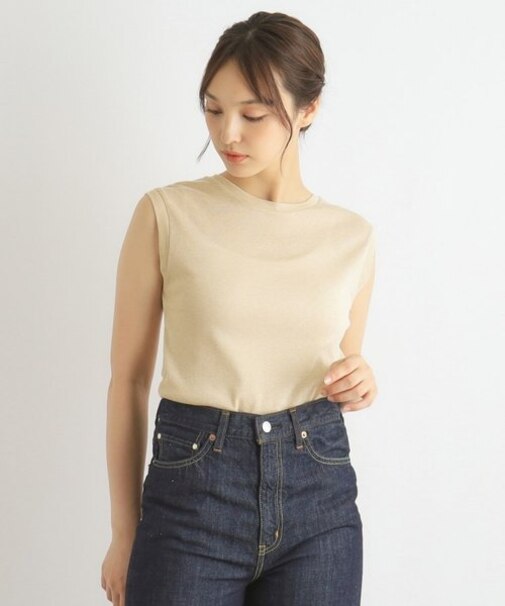 【日本製/3colors】ラメフライス タンクトップ