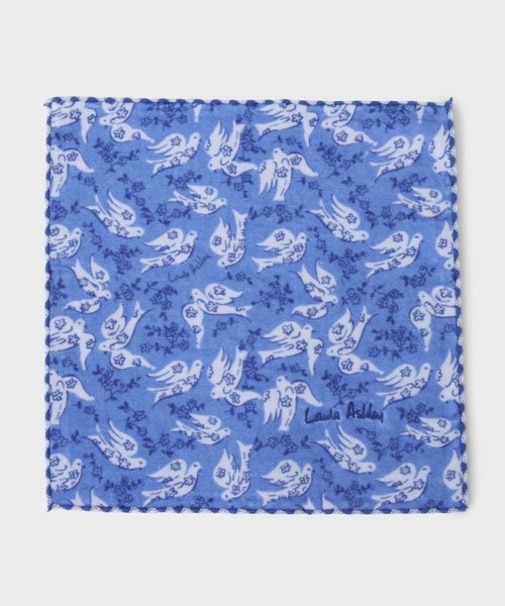 【キャノンビー ドーヴズ】柄 プリントタオルハンカチ